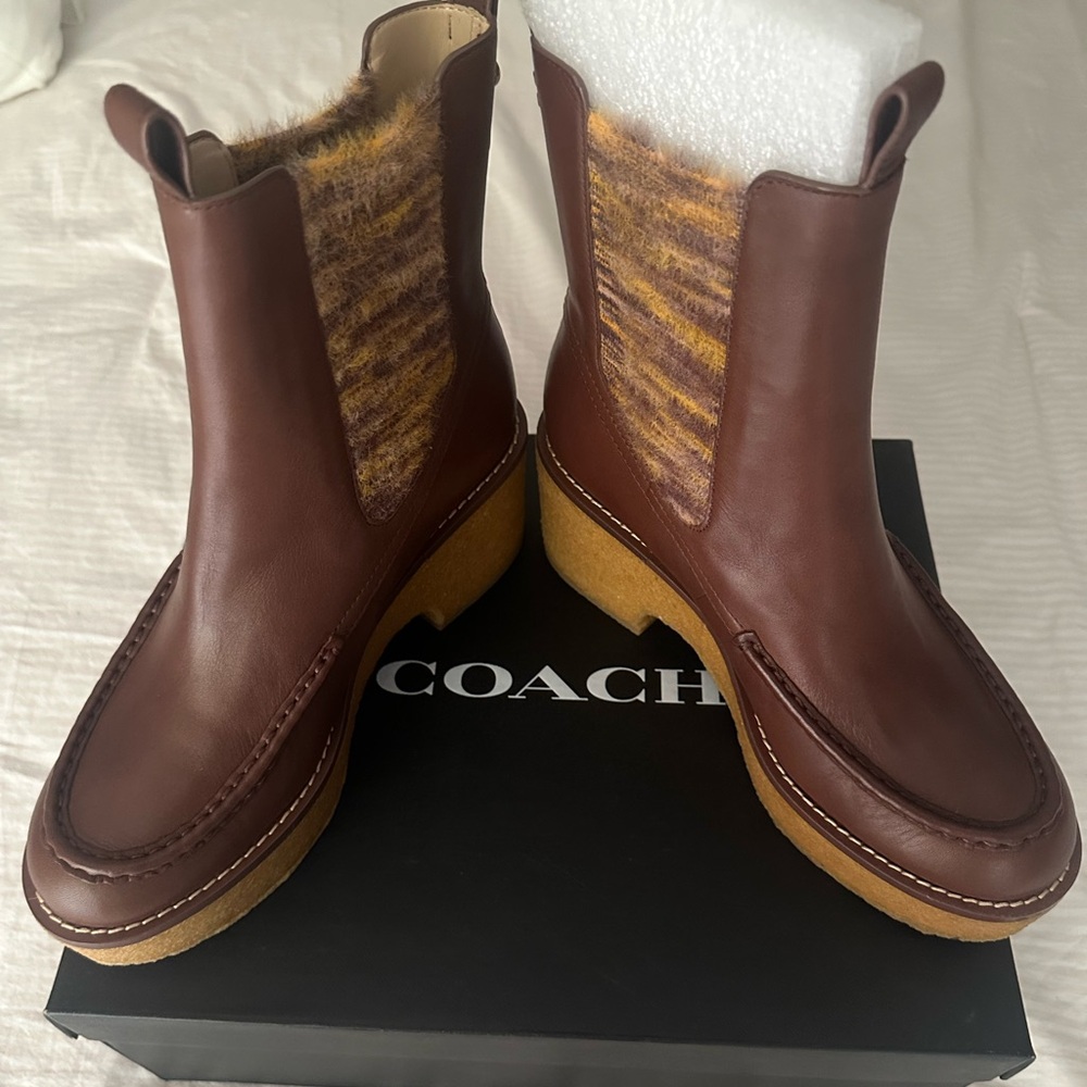 Delaney Bootie COACH BOOTS!! NEW WITH BOX